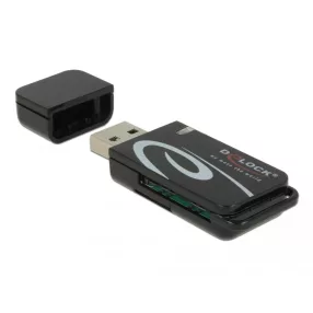   Delock Mini USB 2.0 kártyaolvasó SD és Micro SD csatlakozó felülettel (DL-91602)