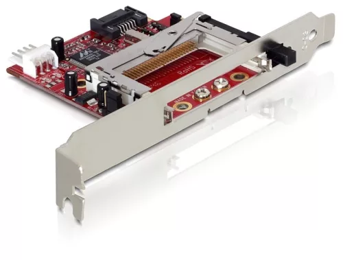 Delock SATA 31 -os kártyaolvasó Compact Flash I/II és IBM Micro Drive típusokhoz (DL-91635)