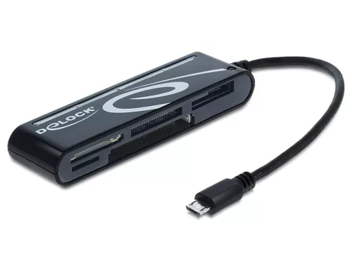 Delock Micro USB OTG kártyaolvasó (DL-91732)