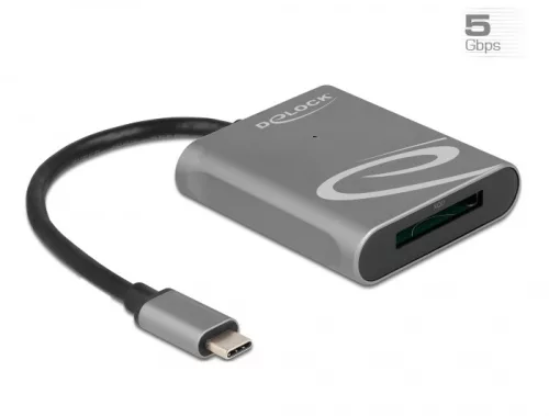 Delock USB Type-C  kártyaolvasó XQD 2.0 memóriakártyákhoz (DL-91741)