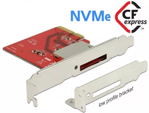 Delock PCI Express Kártya > 1 x külső CFexpress csatlakozóhoz (DL-91748)