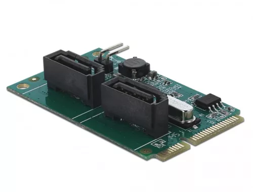 Delock Mini PCIe átalakító 2 x RAID-os SATA-hoz (DL-95264)