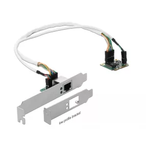   Delock Mini PCIe I/O PCIe félméretű 1 db. Gigabit LAN alacsony profilú (DL-95265)