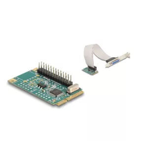  Delock Mini PCIe I/O PCIe teljes méretű 1 x párhuzamos (DL-95275)
