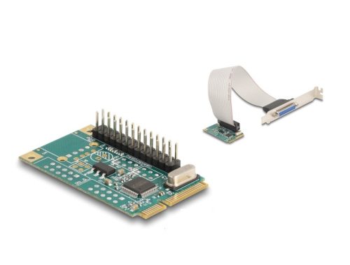 Delock Mini PCIe I/O PCIe teljes méretű 1 x párhuzamos