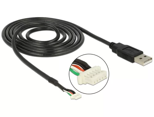 Delock modul kábel USB 2.0 A apa > 5 tűs kameradugó V5 1,5 m (DL-95985)