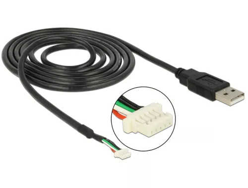 Delock modul kábel USB 2.0 A apa > 5 tűs kameradugó V1.9 1,5 m (DL-95986)