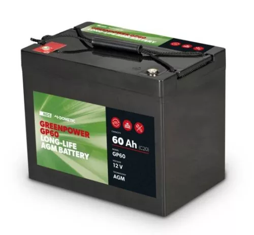 Dometic NDS GreenPower AGM GP60 lakóautó akkumulátor (DOM-605-999)