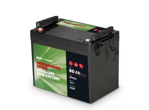 Dometic NDS GreenPower AGM GP80S lakóautó akkumulátor (DOM-607-999)