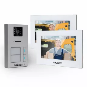   EVOLVEO DoorPhone AP2-2 vezetékes video kaputelefon két lakáshoz alkalmazással