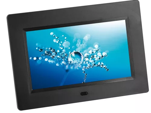 Trevi DPL 2210 – Digitális Képkeret 7" LED kijelzővel, SD/USB bemenettel fotó, videó és zenelejátszással fekete színben
