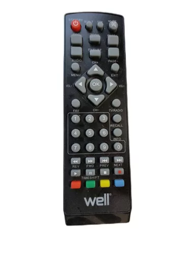 Well REC DVBT2 AMUSE Amuse gyári távvezérlő