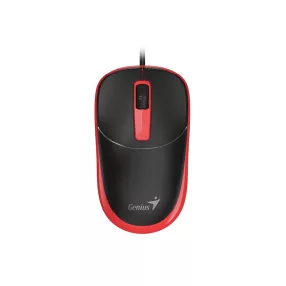   GENIUS DX-123 vezetékes optikai egér, 1200 dpi, 3 gomb, piros