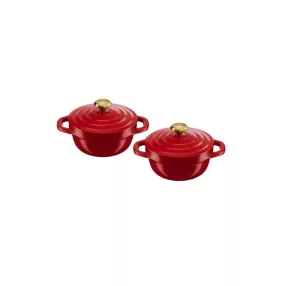 Tefal E254S255 Air MINI lábas + fedő 11cm piros 2 db-os