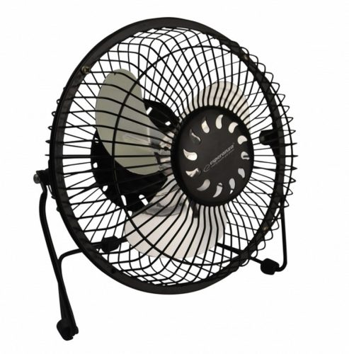 Esperanza Yugo asztali USB ventilátor, fekete