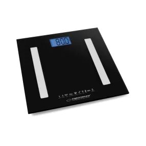   Esperanza B.Fit 8 in1 Bluetooth okos fürdőszoba mérleg, fekete