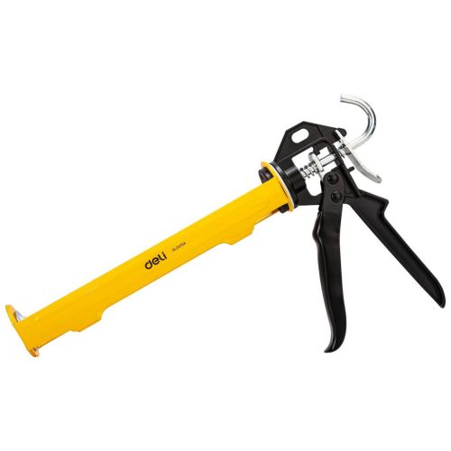 Deli Tools EDL2370A tömítőanyag kinyomópisztoly, 250mm (sárga)
