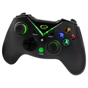   Esperanza Major Vezeték nélküli Gamepad USB, 2.4GHZ, PC/PS3, fekete