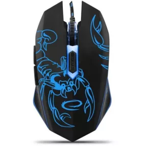   ESPERANZA VEZETÉKES EGÉR JÁTÉKOSOKNAK 6D OPT. USB MX203 SCORPIO