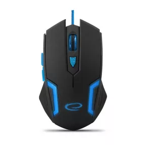 Esperanza MX205 Fighter USB Gamer egér, fekete-kék