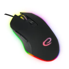   Esperanza Nemesis USB Type-C vezetékes 6D Gamer egér, RGB fekete