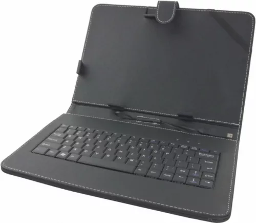 Esperanza Madera 10.1" Univerzális tablet tok + billentyűzet (angol), fekete