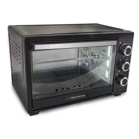   Esperanza Napoli légkeveréses mini sütő, 25 liter, 1600 W, fekete
