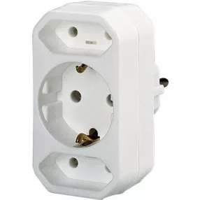   Well ELAD-2EU1SH-WL Euro elosztó 2-es+1-es földelt elosztó