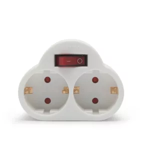   Well ELAD-2SH-SW-WL 2 -es fali elosztó világító kapcsolóval