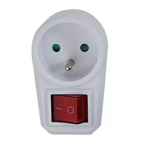   Esperanza elektromos aljzatelosztó 1 aljzatos kapcsoló fehér