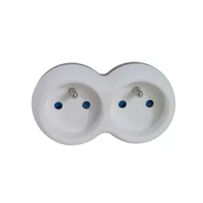   Esperanza elektromos aljzatelosztó 2 aljzatos fehér/szürke