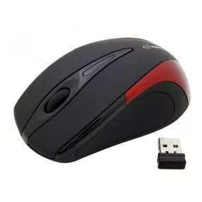  ESPERANZA VEZETÉK NÉLKÜLI 2.4GHZ OPTIKAI EGÉR 3D USB ANTARES PIROS