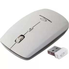   ESPERANZA VEZETÉK NÉLKÜLI 2.4GHZ OPTIKAI EGÉR 4D USB SATURN FEHÉR