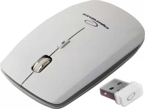 ESPERANZA VEZETÉK NÉLKÜLI 2.4GHZ OPTIKAI EGÉR 4D USB SATURN FEHÉR