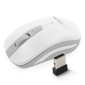   Esperanza Uranus 4D vezeték nélküli egér 2.4GHz, USB, fehér-szürke