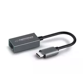   ESPERANZA GIGABITES ETHERNET 1000 MBPS ADAPTER USB C-RJ45 ENA102