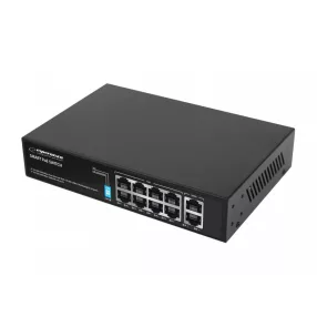   Esperanza 8 poe + 2 uplink port ethernet kapcsoló 10/100/1000 MATRIX