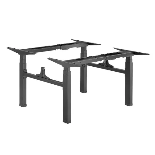 Logilink Elektromosan állítható dupla munkaállomás asztalkeret, 4 motor, fekete (EO0049)