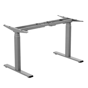   Logilink Elektromosan állítható asztalkeret, 3-szoros teleszkópos lábak, 2 motor, szürke (EO0051G)