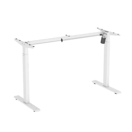 Logilink Elektromosan állítható ülő-álló asztalkeret, 1 motor, 710-1190 mm, fehér (EO0052W)