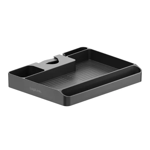 Logilink Rendszerező, rúdra rögzíthető O 3 4,8 cm, max. 3 kg, 22,4 x 17,6 x 3 cm, fekete (EO0070)