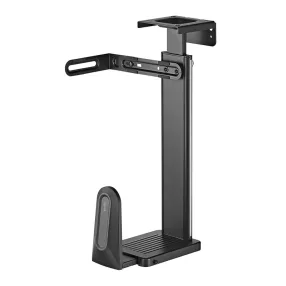   Logilink PC-tartó, asztal alá vagy falra szerelhető, 20 kg-ig, fekete (EO0073)