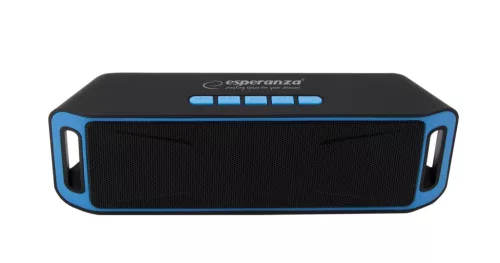 Esperanza Folk Bluetooth hangszóró, FM, fekete-kék