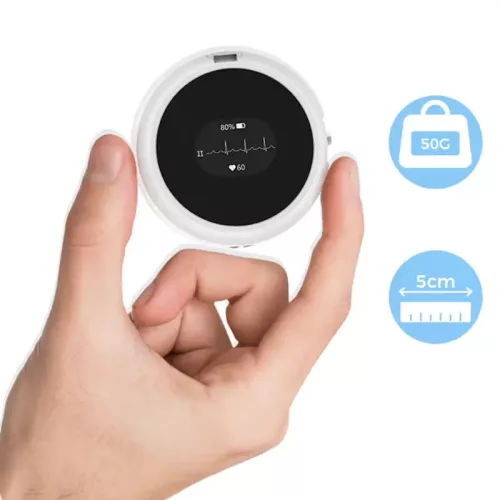 Viatom Lepod Pro ER3 12 elvezetéses 24 órás mini EKG holter monitor (ER-3)