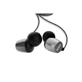   Aiwa ESTM-20SL dinamikus vezetékes fülhallgató mély basszussal és kristálytiszta hangzással, ezüst színben