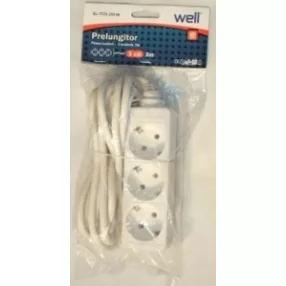   Well EXTS-3S3M-WL H3-3m Három férőhelyes földelt elosztó.