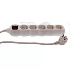   Well EXTS-5S5M-SW/02-WL HK5-5m Öt férőhelyes földelt kapcsolós elosztó.