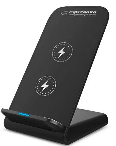 ESPERANZA TELEFONÁLLVÁNY VEZETÉK NÉLKÜLI TÖLTŐVEL 15W PHOTON EZC101