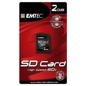 EMTEC SD 2 Gb memóriakártya ECO 18Mb/s, Emtec SDHC 2Gb