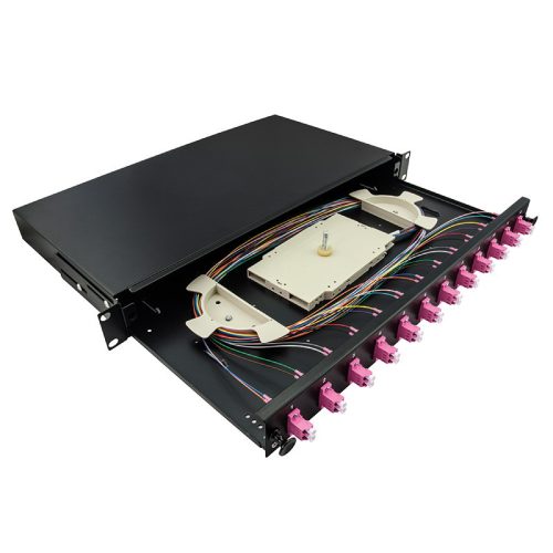Logilink Optikai kábel elosztó, 19" (ODF) LC-DX 12 P